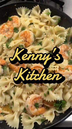 Kenny’s Kitchen is back 🍤 Shrimp scampi pasta from the camera roll—still one of my favorites. Comment “SHRIMP” and I’ll send the recipe! #KennysKitchen #ShrimpScampi #PastaTok #HomeCooking #DinnerIdeas