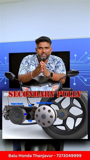 🛵 CVT Transmission Explained! | Honda Activa 125 | Tamil | Balu Honda Thanjavur