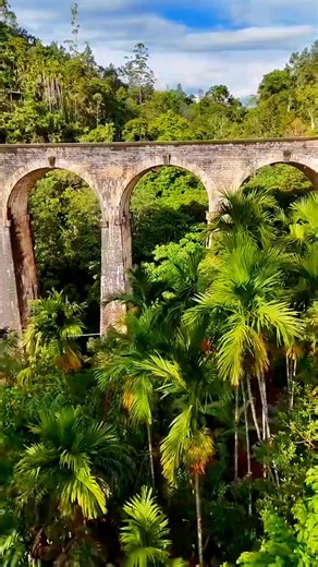 Tina Fistashka on Instagram: "Podul cu Nouă Arcade din Sri Lanka este o adevărată bijuterie ascunsă în inima naturii 🌿 Construit exclusiv din piatră și cărămidă, fără oțel, podul se arcuiește elegant peste jungla din Ella, oferind un peisaj spectaculos, mai ales când trenul își face apariția printre ceaiuri verzi și ceață. Este un loc unde ingineria, istoria și natura se întâlnesc într-un mod aproape magic."