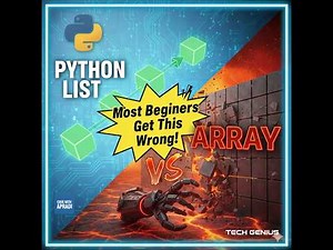 Python List vs Array Explained Simply | Python for Beginners📝