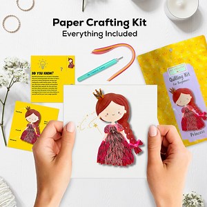 Princess Paper Quilling Kit: DIY Craft Project for Beginners - Etsy