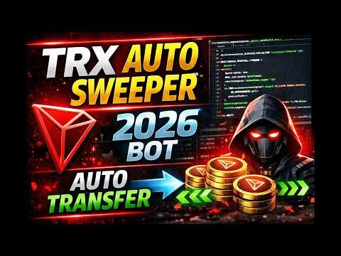 NEW 2026 TRON TRX Wallet Sweeper Bot — Auto Withdraw Script + Wallet Cleaner Full Setup Guide