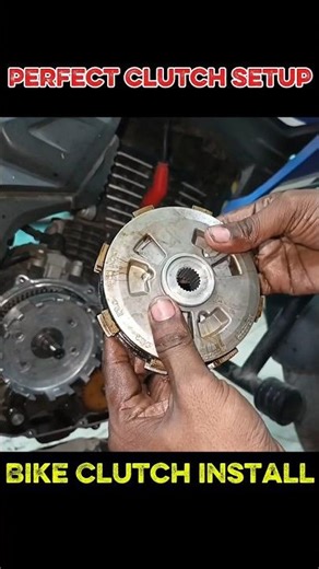Perfect Clutch Setup | Smooth Pickup Fix | Clutch Plate Fit #Motorcycle#ClutchRepair#Short