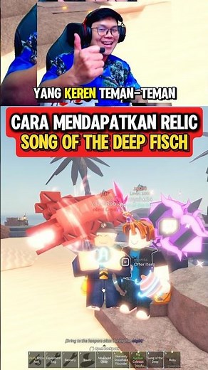 HOW TO GET ENCHANT RELIC SONG OF THE DEEP IN FISCH ROBLOX #fisch #shorts
