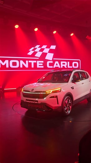 RushLane on Instagram: "2026 Skoda Kushaq Monte Carlo has debuted and it will be available for sale from day one! Gets additional Red highlights on the outside, unique alloy wheels, blacked-out roof, Red-painted brake callipers and more. On the inside, it gets unique Black and Sarin Red theme interior Red ambient lighting Also gets massaging rear seats and other New elements as Standard Kushaq. . . . . #skoda #skodaindia #skodakushaq #kushaqmontecarlo #rushlane"