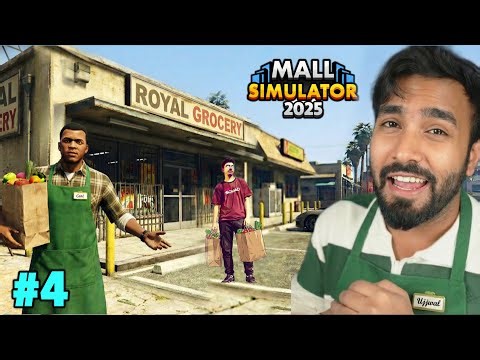 OPEN GROSARY STORE IN MY MALL | TECHNO GAMERZ | GAMERZ NEWZ LIVE | MALL SIMULATOR | DAY 4