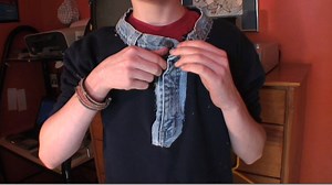 How to Make a Jean Collar Sweatshirt