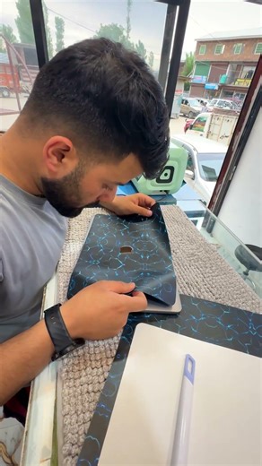 Give Your Laptop a Premium New Look ✨💻 Custom Laptop Taping Available!...#LaptopTaping #laptopskin
