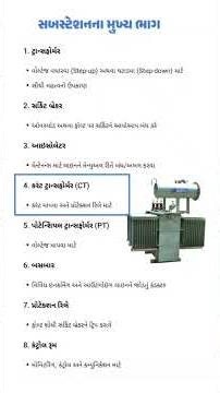 parts name of the substation?