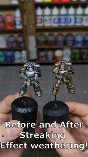 Before & After Weathering – Streaking Effects Oil Wash!
