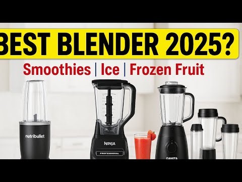Best Blender 2025 🥤 | Nutribullet vs Ninja vs Ganiza | Smoothies, Ice & Frozen Fruit