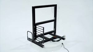 DIY Computer Open Chassis Motherboard Case Rack Vertical Overclocking Open Aluminum Frame Chassis Rack ATX/M-ATX/ITX Open Chassis (Red)