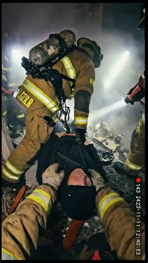 Unconscious Man Rescued (Firefighter Bodycam)