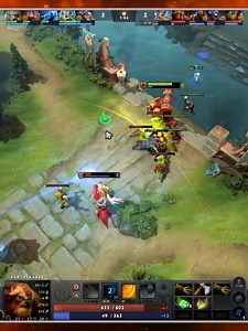 Dota 2: Earthshaker vs Meepo Midlane Battle 7.40c