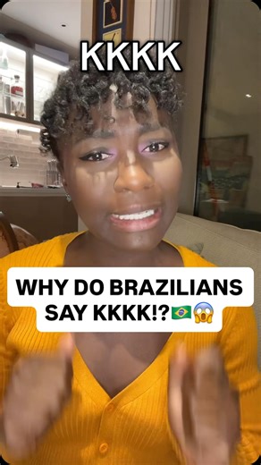 keabrathepolyglot on Instagram: "During Black History Month!? Brazilians say “kkkk” when they are laughing! It definitely can look odd to many language learners when they first see it, but I promise, it’s just laughter. #languagelearning #brasil #portugues #kkkkk #blackhistorymonth"