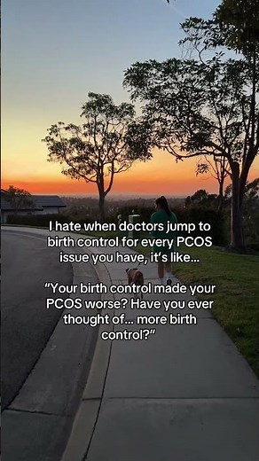 Was birth control the only solution you were given for PCOS? 💔