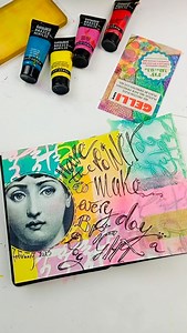 🌈 #MarchPrintingChallenge - Day 8: Bright Colors! Embrace the Gelli Joy that Gelli Arts® Gelli Printing brings while using your happy colors, just like @giogiocraft did! Want to create an eye-popping, colorful background for your art journal in no time?🖌️ Here’s how: 💡 Spread one or two blobs of acrylic paint on the plate (mounted on an acrylic block or its clear plastic sheet). 💡 Flip the plate over and press it onto your journal page. 💡 Repeat with more colors, adding textures or stencils