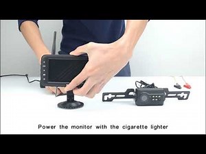 How to connect YW 34132 system and pairing monitor with camera