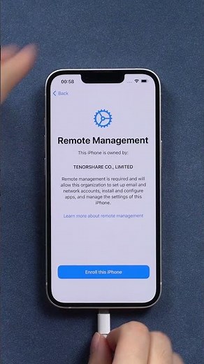 🤔How to Remove Remote Management iPhone Remove!! [MDM Remove] Don't tell Anyone!! #mdm #shorts
