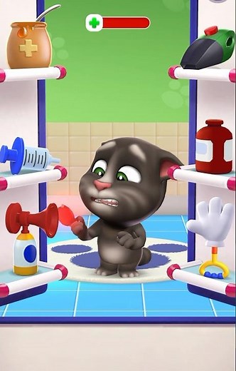 Tom got hurt #talkingtom #cat #cartoon #funny #games