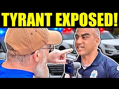 CRAZY LYING TYRANT COP SHUT DOWN & OWNED