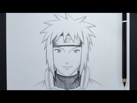 How To Draw Minato Namikaze From Naruto Step By Step | Easy Anime Drawing