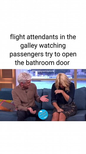 it will never NOT be funny 😂✈️💀 #flightattendant #cabincrew #funnyvideos #passenger #aviationlovers #travelhumor #aviationdaily #reelsfb | Two Guys on a Plane