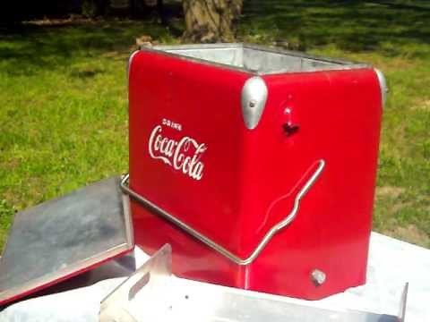 1950s Coca-Cola Cooler, Classic Coke Ice Chest! (sold)