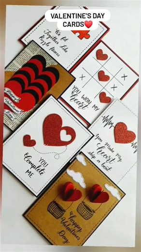Beautiful Valentine's Day Cards ❤️. #cardmaking #valentinesday #cards #love | Handmade cards ideas