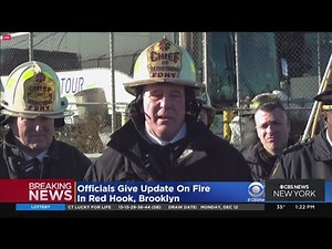 Officials provide update on fire in Red Hook, Brooklyn
