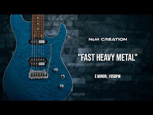 Fast Heavy Metal Backing Track in Em | BT-302