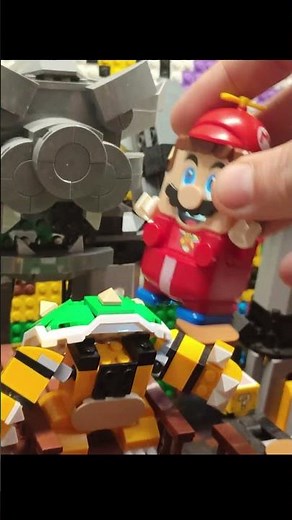 LEGO Super Mario Bowsers Castle adventure|How to build cool Nintendo Switch Level with LEGO #shorts