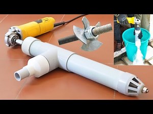 Angle Grinder HACK - How To Make A Water Pump Using PVC Pipe | DIY Powerful Water Pump | DIY