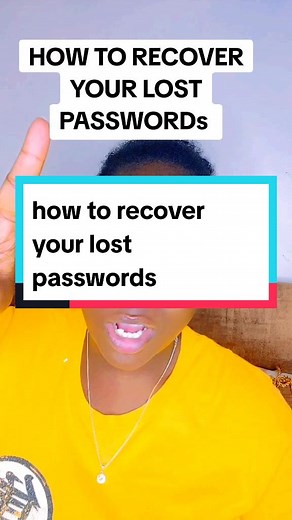 How to Recover Lost Passwords Easily