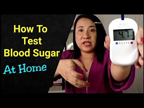How To Test Blood Glucose At Home | How To Use One Touch Glucose Meter