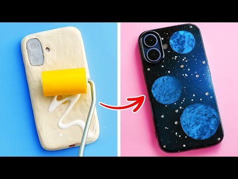 CREATE Your Own SPACE PHONE CASE at Home!