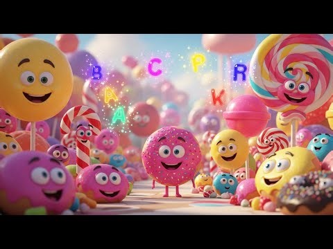 ABC Adventure in Candy Land 🍭🌈 | Alphabet Song for Kids | Fun ABC Learning Video