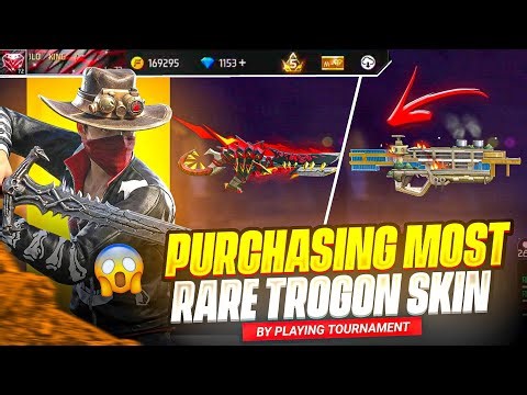 Purchasing Most 🤯 || Rare Trogon Skin 😱 ||By Playing Solo Tournament || Garena Free Fire