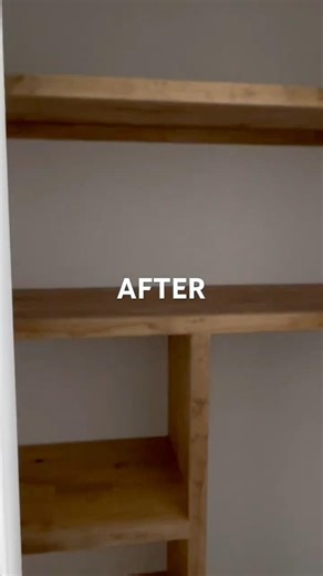 DIY custom closet shelf build