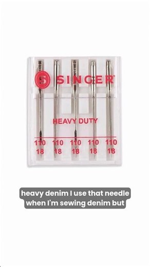 Denim Q&A with Cameron #3: Best needle for sewing denim? #denimfabric #onlinefabricstore