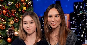 Myleene Klass 'emotional' as she performs with lookalike daughter Ava on GMB