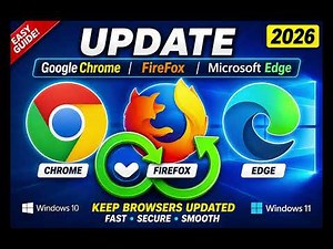 How to Update Google Chrome, Firefox & Microsoft Edge to the Latest Version (2026) ⭐