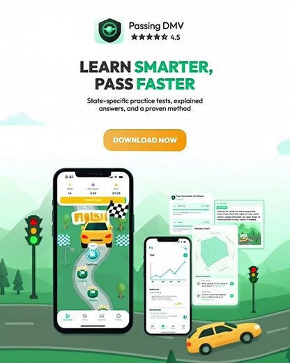 ACE YOUR DRIVING TEST WITH STATE-SPECIFIC PRACTICE