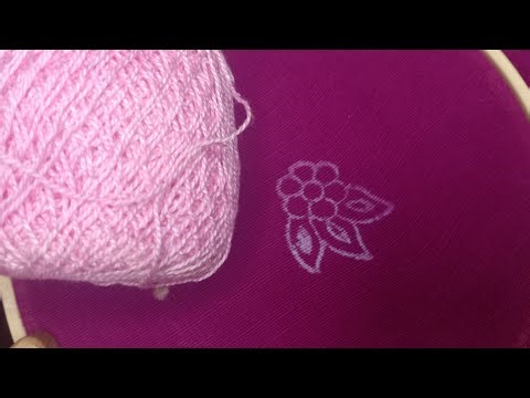 Simple all over chikankari design|| beautiful all over embroidery tutorial //