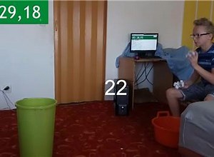 Most Crumpled Balls Of Paper Shot Into A Trash Can In One Minute