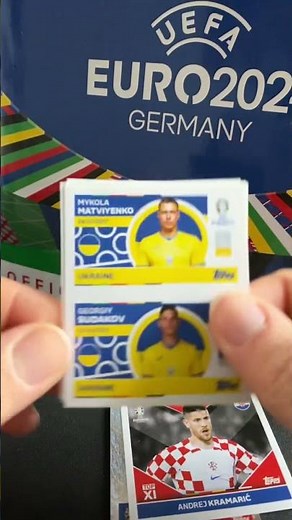 Topps UEFA EURO 2024 Sticker Collection Pack Opening #9