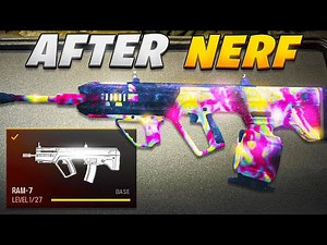 new *META* RAM 7 after NERF in WARZONE 3! 😯 (Best RAM 7 Class Setup) - MW3
