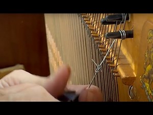 Splicing a copper wound piano wire part 2 - Did the splice work? Part 1: making the splice: