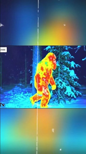Real Bigfoot sighting caught on camera #bigfoot #mysterious #fyp