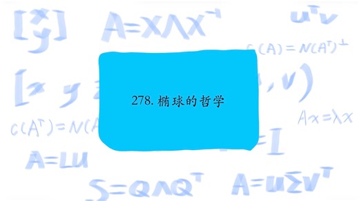 278. 椭球的哲学，The philosophy of ellipsoids
